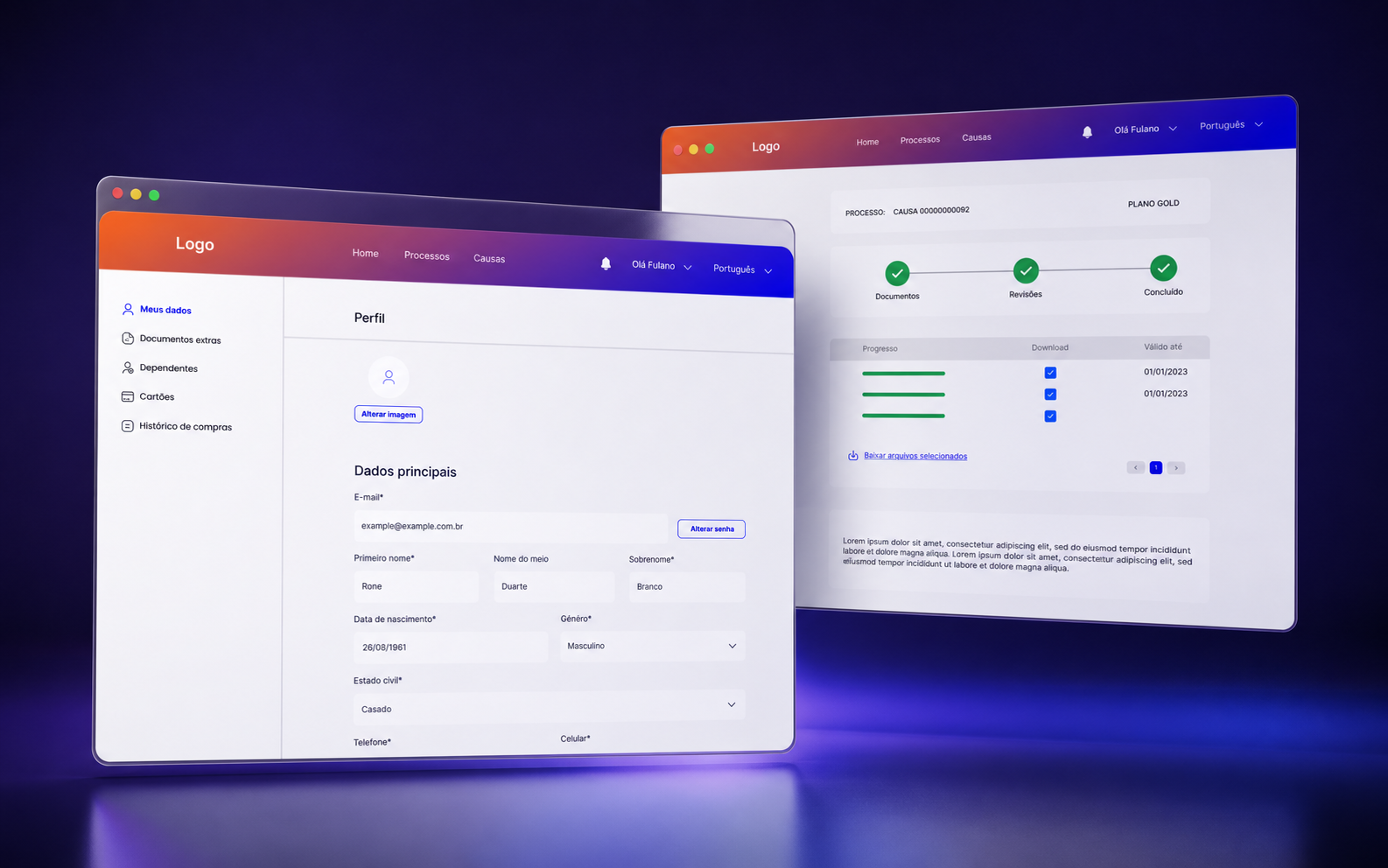 Plataforma digital para acompanhamento de processos de imigração